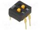 Přepínač  DIP-SWITCH  Počet sekcí  2  ON-OFF  0,03A/30VDC  pol  2