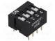 Přepínač  DIP-SWITCH  Počet sekcí  4  ON-OFF  0,025A/24VDC  pol  2