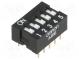 Přepínač  DIP-SWITCH  Počet sekcí  5  ON-OFF  0,025A/24VDC  pol  2