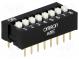 Přepínač  DIP-SWITCH  Počet sekcí  8  ON-OFF  0,025A/24VDC  pol  2