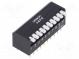 Přepínač  DIP-SWITCH  Počet sekcí  10  ON-OFF  0,025A/24VDC  pol  2