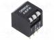 Přepínač  DIP-SWITCH  Počet sekcí  3  ON-OFF  0,025A/24VDC  pol  2