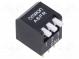 Přepínač  DIP-SWITCH  OFF-ON  0,025A/24VDC  pol  2  -20÷70°C  THT