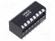 Přepínač  DIP-SWITCH  OFF-ON  0,025A/24VDC  pol  2  -20÷70°C  THT
