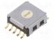Kódový přepínač  pol  16  SMD  Zatížení DC @R  0,025A/24VDC  100MΩ