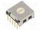 Kódový přepínač  pol  16  SMD  Zatížení DC @R  0,025A/24VDC  100MΩ