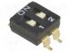 Přepínač  DIP-SWITCH  Počet sekcí  2  ON-OFF  0,025A/24VDC  pol  2