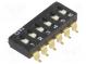 Přepínač  DIP-SWITCH  Počet sekcí  6  ON-OFF  0,025A/24VDC  pol  2