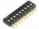 Přepínač  DIP-SWITCH  Počet sekcí  9  ON-OFF  0,025A/24VDC  pol  2