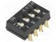 Přepínač  DIP-SWITCH  Počet sekcí  4  ON-OFF  0,025A/24VDC  pol  2