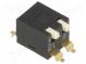 Přepínač  DIP-SWITCH  Počet sekcí  2  ON-OFF  0,025A/24VDC  pol  2