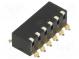 Přepínač  DIP-SWITCH  Počet sekcí  6  ON-OFF  0,025A/24VDC  pol  2