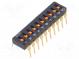 Přepínač  DIP-SWITCH  Počet sekcí  10  ON-OFF  0,025A/24VDC  pol  2
