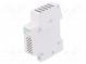 Signalizátor  230VAC  IP20  DIN  18x81x72mm  Signalizace  bzučák