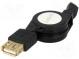 Kabel  OTG, USB 2.0  USB A zásuvka, USB B micro vidlice  0,75m