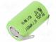 Akum  Ni-MH  1/2A  1,2V  1100mAh  pájecí očka  Ø16,3x27,8mm