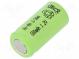 Akum  Ni-MH  2/3AA  1,2V  600mAh  pájecí očka  Ø13,9x28,5mm