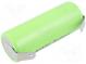 Akum  Ni-MH  4/5A,4/5R23  1,2V  2100mAh  pájecí očka  Ø17x43mm