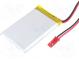 Akum  Li-Po  3,7V  1350mAh  vodiče,konektor JST SYR-02T