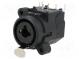 Zásuvka  Jack 6,35mm + XLR  zásuvka  úhlové 90°  s tlačítkem