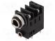 Zásuvka  Jack 3,5mm + Jack 6,35mm  zásuvka  mono  úhlové 90°