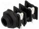 Zásuvka  Jack 6,35mm  zásuvka  mono  s dvojitým vypínačem  THT