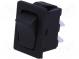 ROCKER  SPST  pol  2  OFF-(ON)  10A/250VAC  10A/28VDC  černá  není