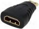 Adaptér  HDMI zásuvka,mini HDMI vidlice  černá