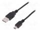Kabel  USB 2.0  USB A vidlice, USB B mini vidlice  niklovaný  3m