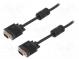 Kabel  D-Sub 15pin HD vidlice,z obou stran  černá  3m  Žíla  Cu