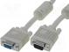 Kabel  D-Sub 15pin HD zásuvka,D-Sub 15pin HD vidlice  šedá  3m