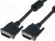 Cable  dual link  DVI-D (24+1) plug,both sides  10m  black