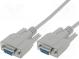 Kabel  D-Sub 9pin zásuvka,z obou stran  2m  šedá  tienený