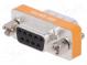 Adaptér  D-Sub 9pin zásuvka,D-Sub 9pin vidlice