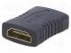 Adaptér  HDMI 1.4  HDMI zásuvka,z obou stran  černá