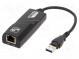 Adaptér USB na Fast Ethernet  USB 3.0  10/100/1000Mbps  0,15m