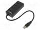 Adaptér USB na Fast Ethernet s hubem USB  USB 3.0  0,15m