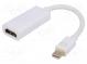Adapter  HDMI socket,mini DisplayPort plug  0.15m  black