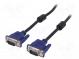 Kabel  D-Sub 15pin HD vidlice,z obou stran  černá  1,8m