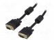 Kabel  D-Sub 15pin HD vidlice,z obou stran  černá  15m