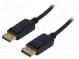 Cable  DisplayPort 1.2  DisplayPort plug,both sides  1.8m  black