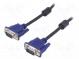 Kabel  D-Sub 15pin HD vidlice,z obou stran  černá  5m