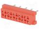 Micro-MaTch  zásuvka  zásuvka  PIN  10  THT  na PCB  Obvod  2x5