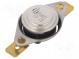 Čidlo  termostat  SPST-NC  85°C  16A  250VAC  konektor 6,3mm  ±5°C