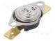 Čidlo  termostat  SPST-NC  90°C  16A  250VAC  konektor 6,3mm  ±5°C