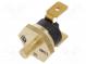 Čidlo  termostat  SPST-NC  90°C  16A  250VAC  konektor 6,3mm  ±5°C