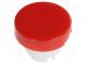 Cap  YB series  Ø15x12.2mm  red-white  YB