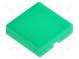 Cap  UB series  12x12x3mm  green  UB