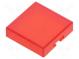 Cap  UB series  12x12x3mm  red  UB