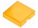 Cap  UB series  12x12x3mm  amber  UB